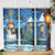 Personalized Snowman Skinny Tumbler with Stained Glass Style Design TS04 Print Your Wear