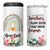Personalized Teacher Message 4 in 1 Can Cooler Tumbler Teachers Plant Seeds That Grow Forever Design TS04 One Size: 16 oz Multicolor Print Your Wear