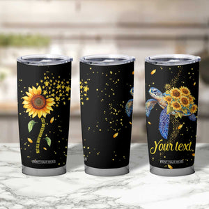 Personalized Turtle Quote Tumbler Cup Not All Who Wander Are Lost Design TS04 Print Your Wear