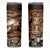Personalized Turtle Skinny Tumbler with Leather Carving Artistic Design TS04 Multicolor Print Your Wear