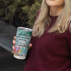 Personalized Turtle on the Beach Tumbler Cup with Coastal Theme TS04 Print Your Wear