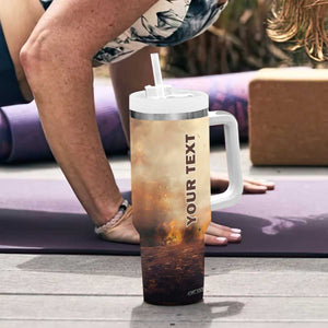 Personalized Veteran Hand Salute Tumbler With Handle with Patriotic Style TS04 Print Your Wear
