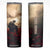 Personalized Veteran Kneeling Down Skinny Tumbler with Respectful Illustration TS04 Multicolor Print Your Wear