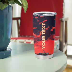 Personalized Veteran Tumbler Cup with Memory Tribute Theme Design TS04 Print Your Wear