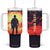 Personalized Veteran Tumbler With Handle with Memory Tribute Theme Design TS04 One Size: 40 oz Multicolor Print Your Wear