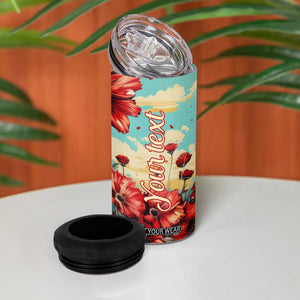 Personalized Vintage Wine 4 in 1 Can Cooler Tumbler with Classic Winery Style TS04 Print Your Wear