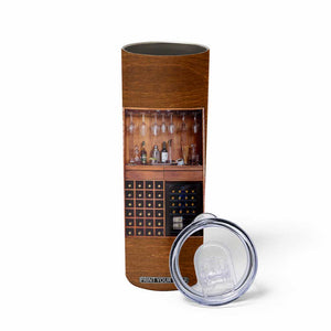 Personalized Wine Love Quote Skinny Tumbler with Romantic Wine Theme TS04 Print Your Wear