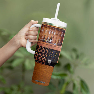 Personalized Wine Love Quote Tumbler With Handle with Romantic Wine Theme TS04 Print Your Wear
