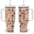 Personalized Wine Pattern Tumbler With Handle with Elegant Decorative Design TS04 One Size: 40 oz Multicolor Print Your Wear