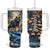 Personalized Wolf in Night Forest Tumbler With Handle with Paper Quilling Style TS04 One Size: 40 oz Multicolor Print Your Wear