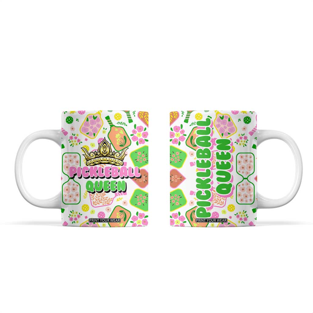 Pickleball Player Coffee Mug Pickleball Queen TB09 Pickleball Print Your Wear