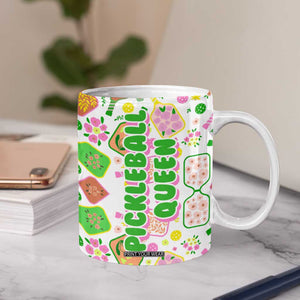 Pickleball Player Coffee Mug Pickleball Queen TB09 Print Your Wear
