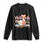 Pink Floral Mama Goose Long Sleeve Shirt Retro Botanical Mom Mothers Day TS02 Black Print Your Wear
