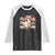Pink Floral Mama Goose Raglan Shirt Retro Botanical Mom Mothers Day TS02 Black White Print Your Wear
