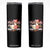 Pink Floral Mama Goose Skinny Tumbler Retro Botanical Mom Mothers Day TS02 Black Print Your Wear