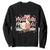 Pink Floral Mama Goose Sweatshirt Retro Botanical Mom Mothers Day TS02 Black Print Your Wear