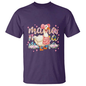 Pink Floral Mama Goose T Shirt Retro Botanical Mom Mothers Day TS02 Purple Print Your Wear