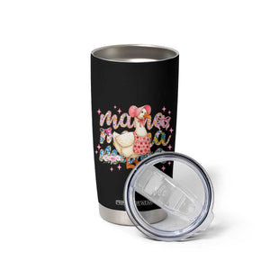 Pink Floral Mama Goose Tumbler Cup Retro Botanical Mom Mothers Day TS02 Print Your Wear