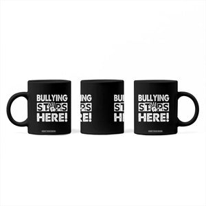 Pink Shirt Day Coffee Mug Bullying Stops Here Stand Up To Bullies TS02 Print Your Wear