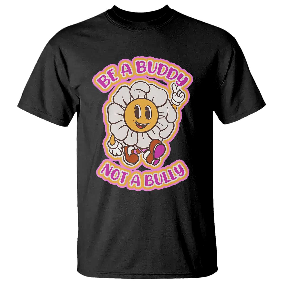 Pink Shirt Day T Shirt Be A Buddy Not A Bully Anti Bullying Funny Wordplay TS02 Black Print Your Wear