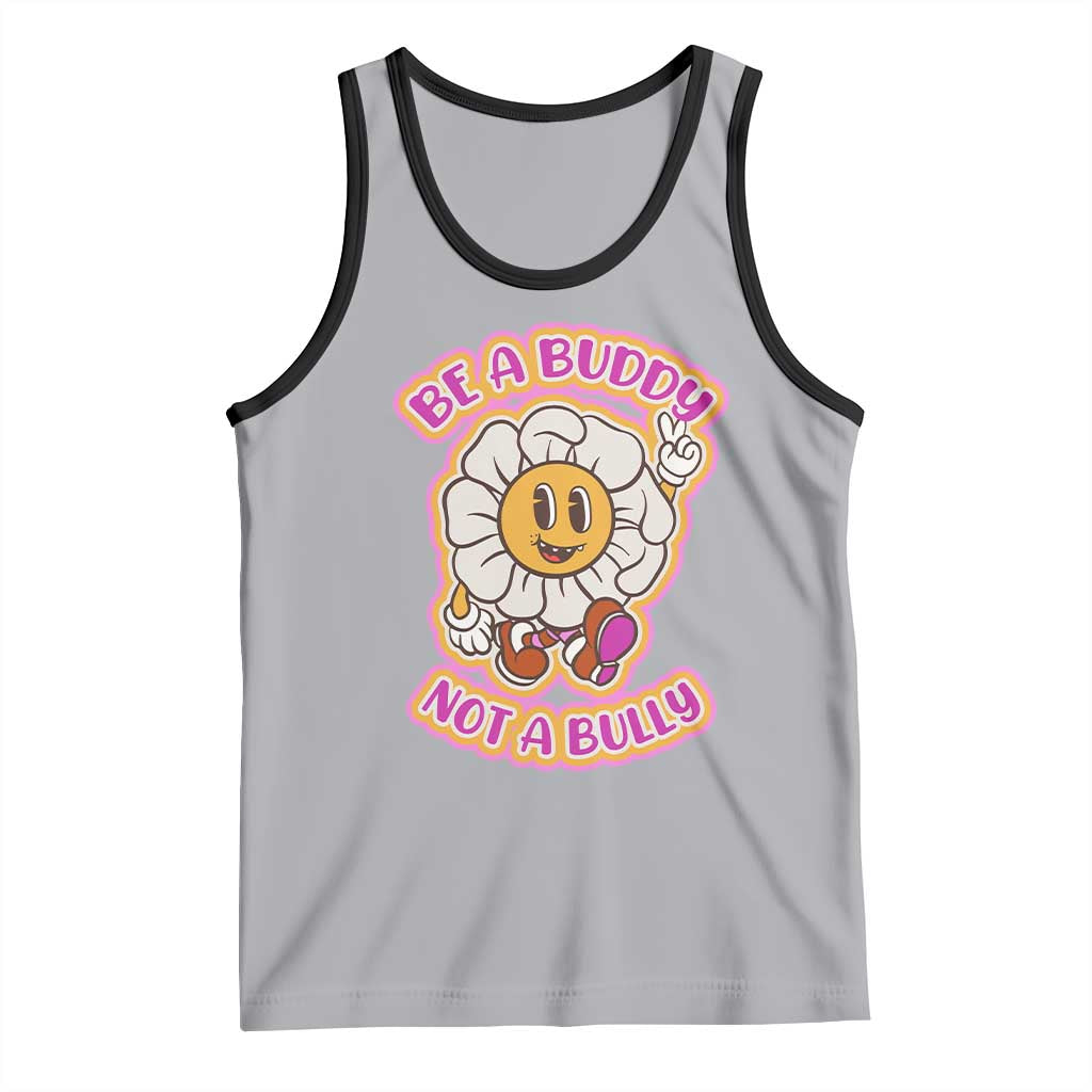 Pink Shirt Day Tank Top Be A Buddy Not A Bully Anti Bullying Funny Wordplay TS02 Athletic Heather Black Print Your Wear