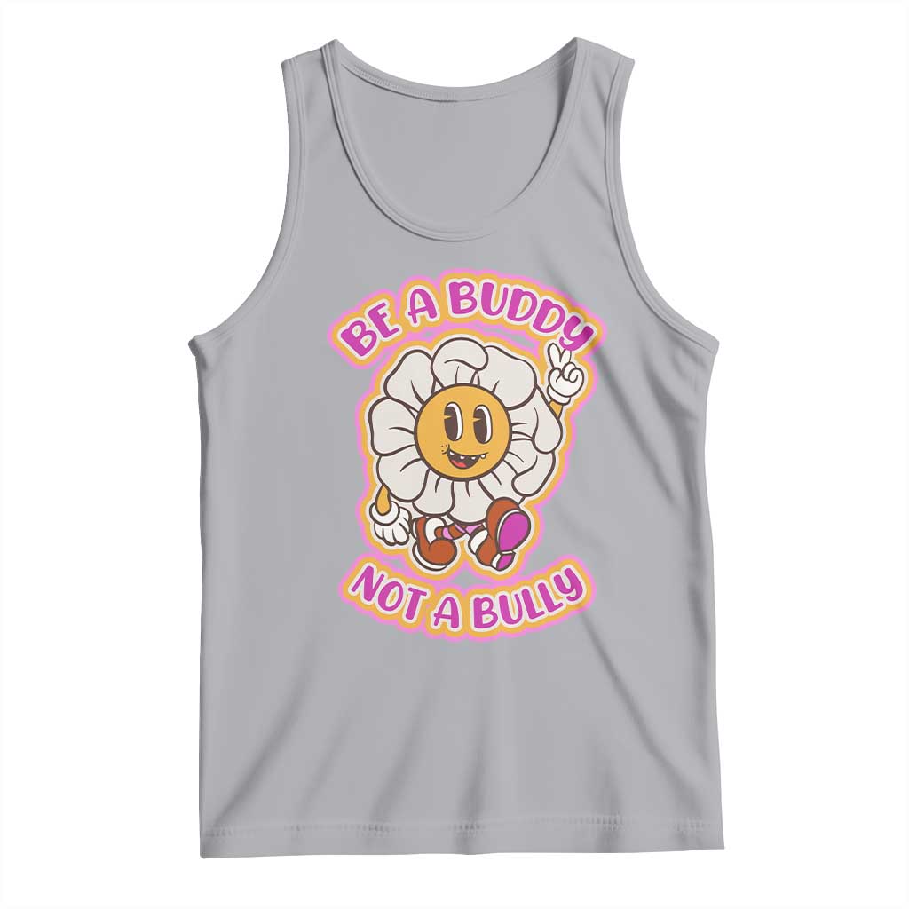Pink Shirt Day Tank Top Be A Buddy Not A Bully Anti Bullying Funny Wordplay TS02 Athletic Heather Print Your Wear