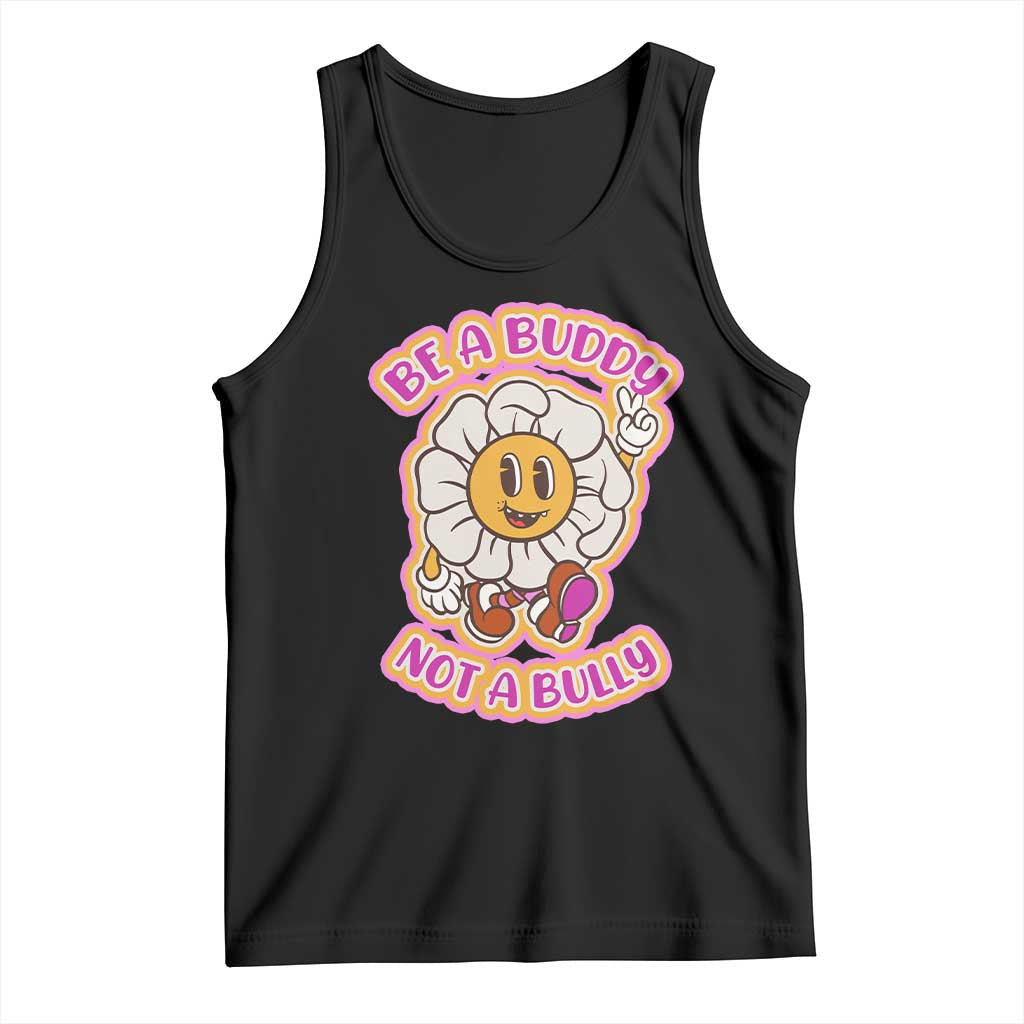 Pink Shirt Day Tank Top Be A Buddy Not A Bully Anti Bullying Funny Wordplay TS02 Black Print Your Wear