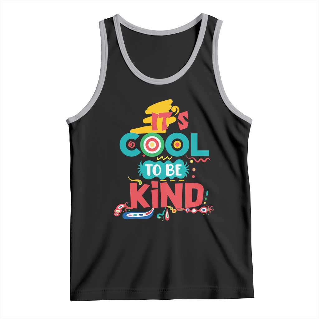 Pink Shirt Day Tank Top It's Cool To Be Kind Anti Bullying Choose Kindness TS02 Black Athletic Heather Print Your Wear