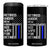 Police Retirement 4 in 1 Can Cooler Tumbler Retired Under New Management See Wife For Details TS10 One Size: 16 oz Black Print Your Wear