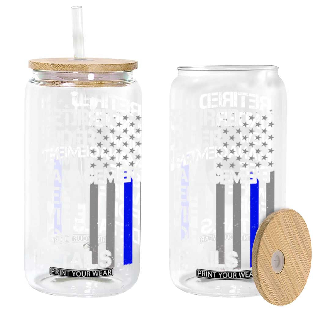 Police Retirement Glass Can Retired Under New Management See Wife For Details TS10 Black Print Your Wear