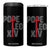 Pope Leo XIV 4 in 1 Can Cooler Tumbler First American Pope Catholic Religious Cross TS11 One Size: 16 oz Black Print Your Wear