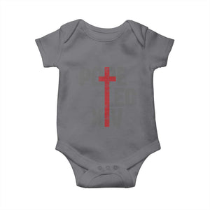 Pope Leo XIV Baby Onesie First American Pope Catholic Religious Cross TS11 Charcoal Print Your Wear