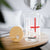 Pope Leo XIV Glass Can First American Pope Catholic Religious Cross American Flag TS11 Print Your Wear