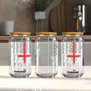 Pope Leo XIV Glass Can First American Pope Catholic Religious Cross American Flag TS11 Print Your Wear