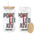 Pope Leo XIV Glass Can First American Pope Catholic Religious Cross TS11 Black Print Your Wear