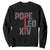 Pope Leo XIV Sweatshirt First American Pope Catholic Religious Cross TS11 Black Print Your Wear
