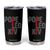 Pope Leo XIV Tumbler Cup First American Pope Catholic Religious Cross TS11 Black Print Your Wear