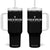 Pope Leo XIV Tumbler With Handle Peace Be With You All Catholic Church Subtle Cross TS10 One Size: 40 oz Black Print Your Wear