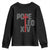Pope Leo XIV Youth Sweatshirt First American Pope Catholic Religious Cross TS11 Black Print Your Wear