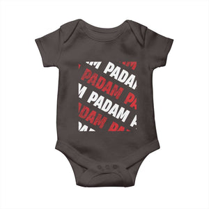Pride Month Baby Onesie Padam Padam Heartbeat LGBTQ TS10 Dark Chocolate Print Your Wear