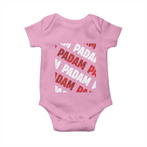Pride Month Baby Onesie Padam Padam Heartbeat LGBTQ TS10 Light Pink Print Your Wear