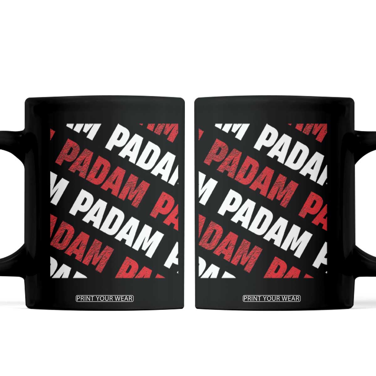 Pride Month Coffee Mug Padam Padam Heartbeat LGBTQ TS10 Black Print Your Wear