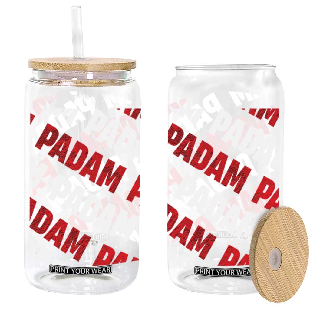 Pride Month Glass Can Padam Padam Heartbeat LGBTQ TS10 Black Print Your Wear