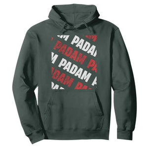 Pride Month Hoodie Padam Padam Heartbeat LGBTQ TS10 Dark Forest Green Print Your Wear
