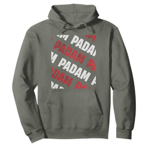 Pride Month Hoodie Padam Padam Heartbeat LGBTQ TS10 Military Green Print Your Wear