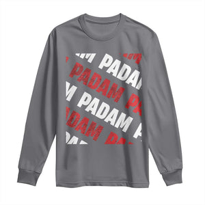 Pride Month Long Sleeve Shirt Padam Padam Heartbeat LGBTQ TS10 Charcoal Print Your Wear