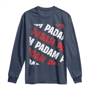 Pride Month Long Sleeve Shirt Padam Padam Heartbeat LGBTQ TS10 Navy Print Your Wear