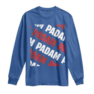 Pride Month Long Sleeve Shirt Padam Padam Heartbeat LGBTQ TS10 Royal Blue Print Your Wear