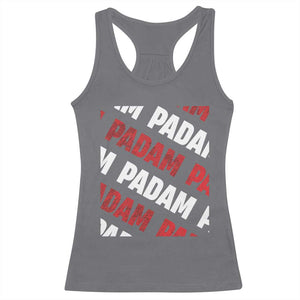 Pride Month Racerback Tank Top Padam Padam Heartbeat LGBTQ TS10 Charcoal Print Your Wear