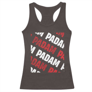 Pride Month Racerback Tank Top Padam Padam Heartbeat LGBTQ TS10 Dark Chocolate Print Your Wear